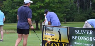 ‘It means everything to us’: 134 players pack course for 3rd annual John E. Hunt Memorial Golf Tournament