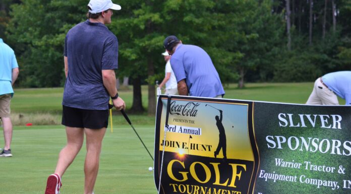 ‘It means everything to us’: 134 players pack course for 3rd annual John E. Hunt Memorial Golf Tournament