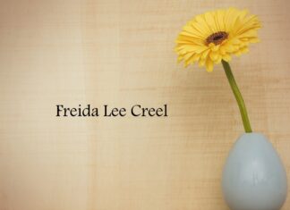 Obituary: Freida Lee Creel