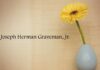 Obituary: Joseph Herman Graveman, Jr.
