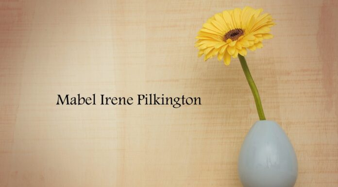 Obituary: Mabel Irene Pilkington