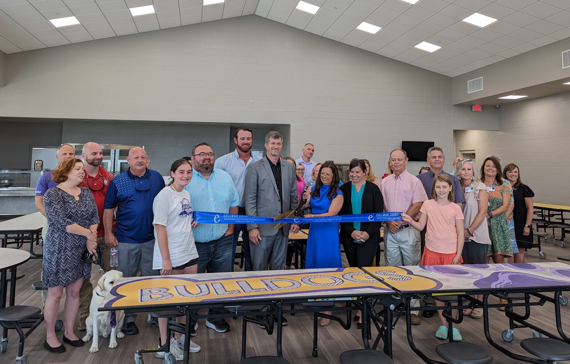 Hanceville Elementary School cuts ribbon on new cafeteria, classrooms
