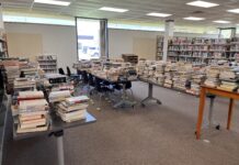 Library continues to clean up storm damage