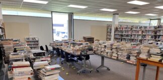 Library continues to clean up storm damage