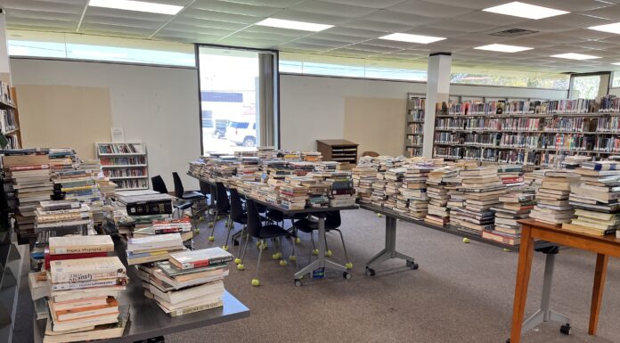 Library continues to clean up storm damage