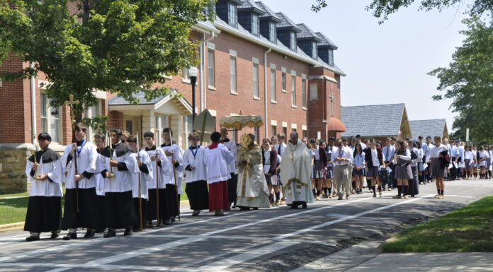 St. Bernard celebrates feast of patron saint with Mass, procession