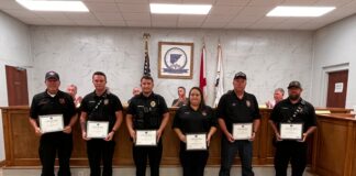 First responders recognized by Hanceville City Council