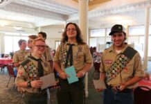 Troop 219 promotes 3 young men to rank of Eagle Scout