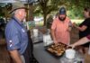 Tomato Pie with Blackened Quail top dish at AWF Finals