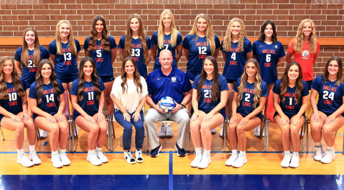 Wallace State Volleyball Coach Randy Daniel marks 600th career win