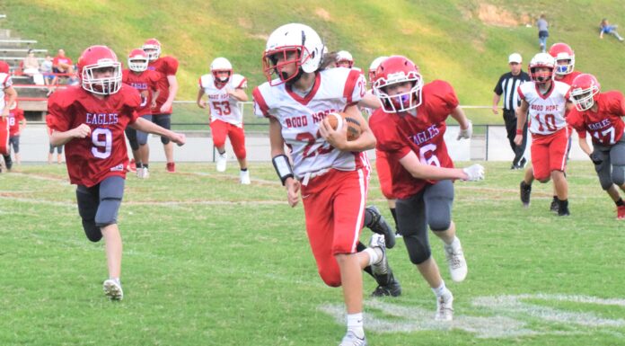MIDDLE SCHOOL FOOTBALL: Good Hope rolls past Vinemont 56-8