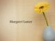 Obituary: Margaret Lanier