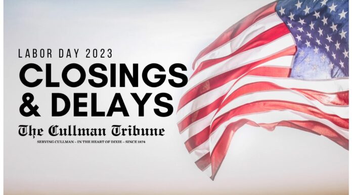 Labor Day 2023 closings and delays