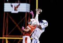 PREP FOOTBALL: Late interception seals 21-14 region win for Arab over Douglas