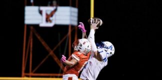 PREP FOOTBALL: Late interception seals 21-14 region win for Arab over Douglas