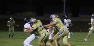 PREP FOOTBALL: Addison fends off Meek for big, 12-0 region win