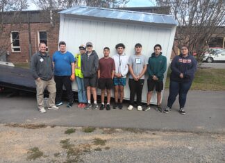 CATA students build, donate storage building to Agriplex