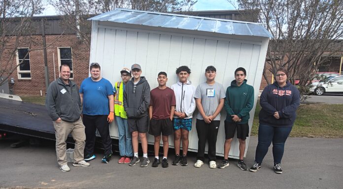 CATA students build, donate storage building to Agriplex