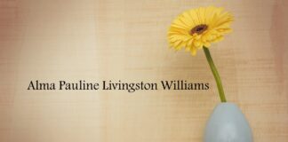 Obituary: Alma Pauline Livingston Williams
