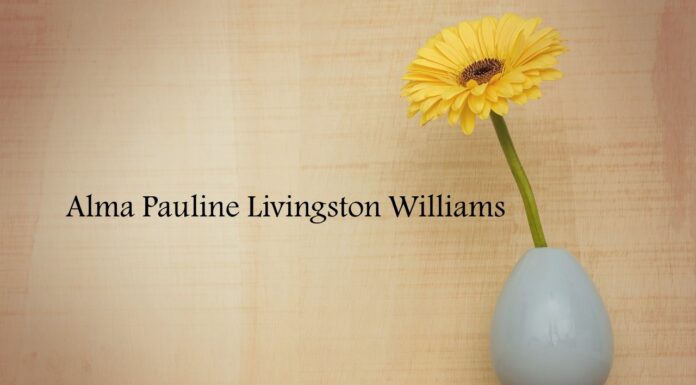 Obituary: Alma Pauline Livingston Williams