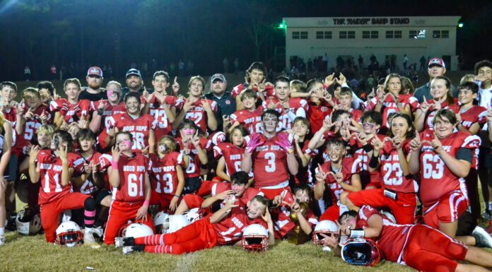 MIDDLE SCHOOL FOOTBALL: Raiders capture back to back county championships with 28-8 win over West Point