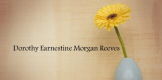 Obituary: Dorothy Earnestine Morgan Reeves