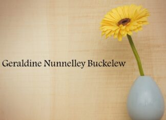 Obituary: Geraldine Nunnelley Buckelew