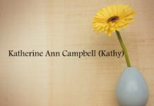 Obituary: Katherine Ann Campbell (Kathy)
