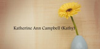 Obituary: Katherine Ann Campbell (Kathy)