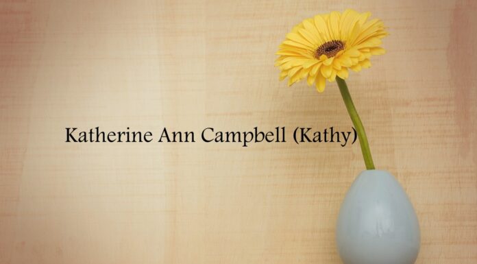 Obituary: Katherine Ann Campbell (Kathy)