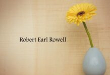 Obituary: Robert Earl Rowell