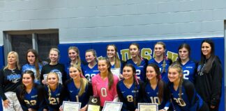 PREP VOLLEYBALL: No. 1 Addison tops No. 3 Meek to win 1A, Area 13 Tournament
