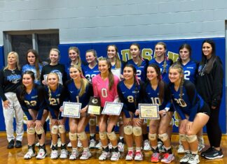 PREP VOLLEYBALL: No. 1 Addison tops No. 3 Meek to win 1A, Area 13 Tournament