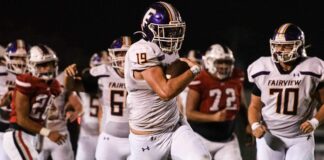 PREP FOOTBALL: Aggies remain unbeaten with 38-0 win at Brewer