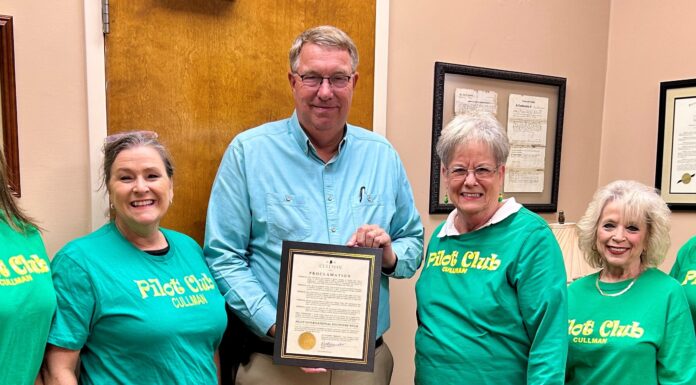 Jacobs declares Pilot International Founders Week in Cullman