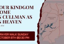 ‘In Cullman as in Heaven’: Church hosting prayer walk this Sunday