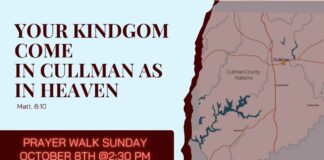 ‘In Cullman as in Heaven’: Church hosting prayer walk this Sunday