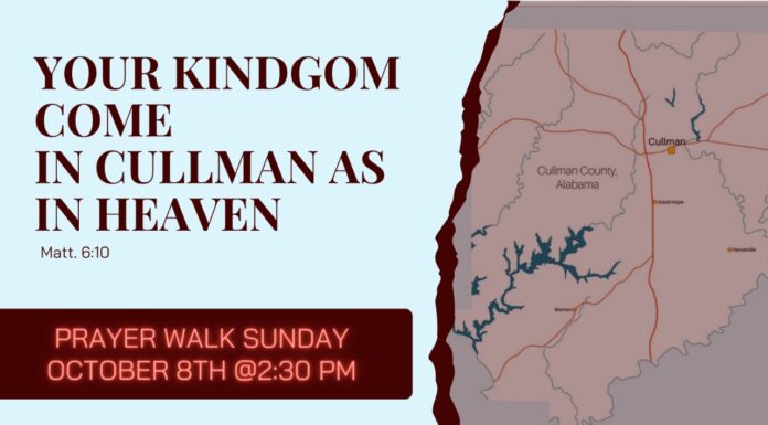 ‘In Cullman as in Heaven’: Church hosting prayer walk this Sunday