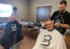 CCSO employees receive free haircuts from local duo