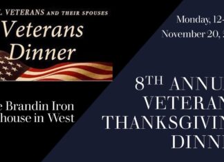 8th annual Veterans Thanksgiving Dinner Nov. 20