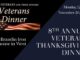 8th annual Veterans Thanksgiving Dinner Nov. 20