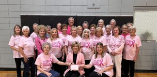 Kicking Cancer dancers donate over $2K to Bosom Buddies