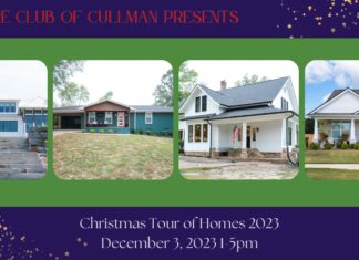Share Club of Cullman’s annual Christmas Tour of Homes Dec. 3