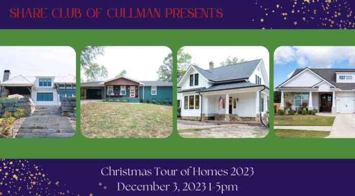 Share Club of Cullman’s annual Christmas Tour of Homes Dec. 3