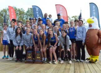 STATE CROSS COUNTRY MEET: Cold Springs Eagles, Lady Eagles capture state championships; Edgeworth sets state record, wins 4th state title
