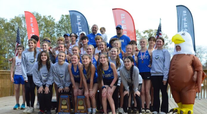 STATE CROSS COUNTRY MEET: Cold Springs Eagles, Lady Eagles capture state championships; Edgeworth sets state record, wins 4th state title