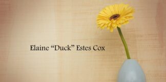 Obituary: Elaine “Duck” Estes Cox