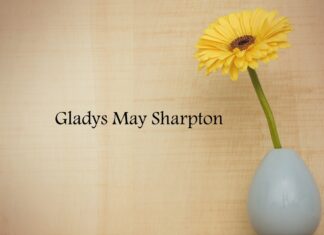 Obituary: Gladys May Sharpton