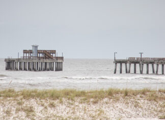 Repairs begin to make Gulf State Park Pier whole again