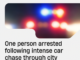 UPDATED: 1 arrested following car chase; passenger free to go